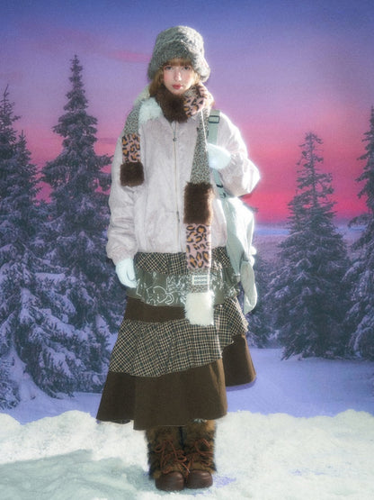Thickened Warm Girly Fur Collar Cotton Jacket【s0000015236】