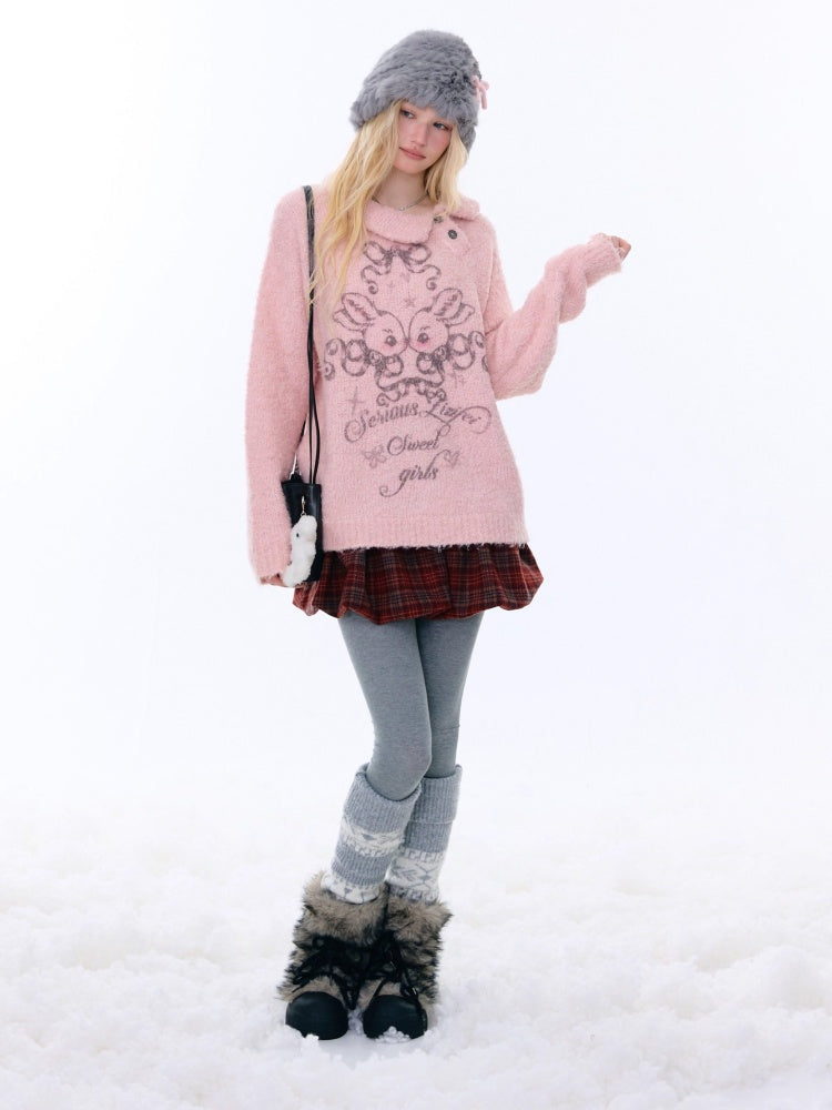 High Waist Slimming Plaid Drawstring Pocket Skirt【s0000015247】