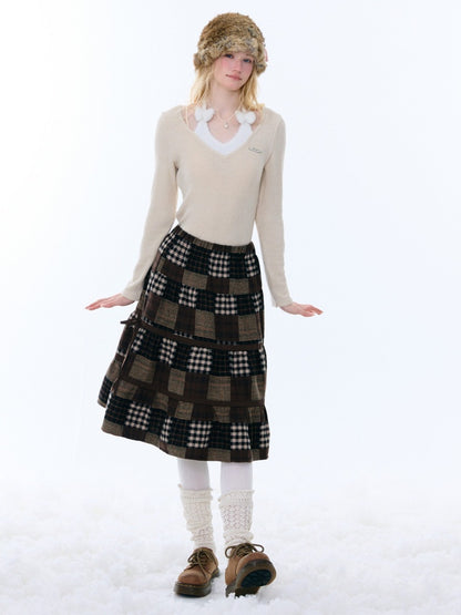 Slimming Bow Halter-Neck Long Sleeve T-Shirt Knitted Base Shirt【s0000015254】