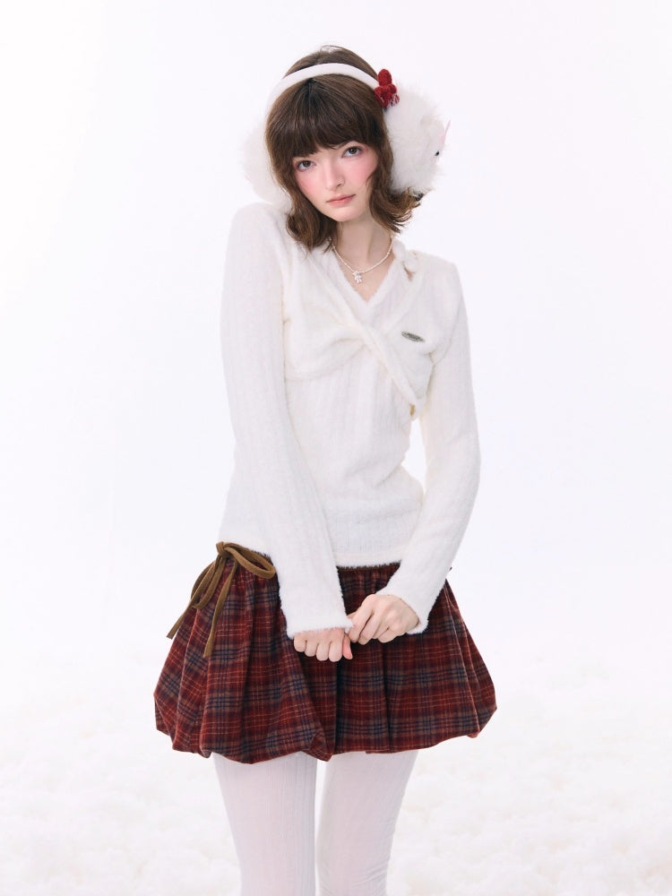 Slim Top Halter Neck Knitwear Base Shirt【s0000015270】