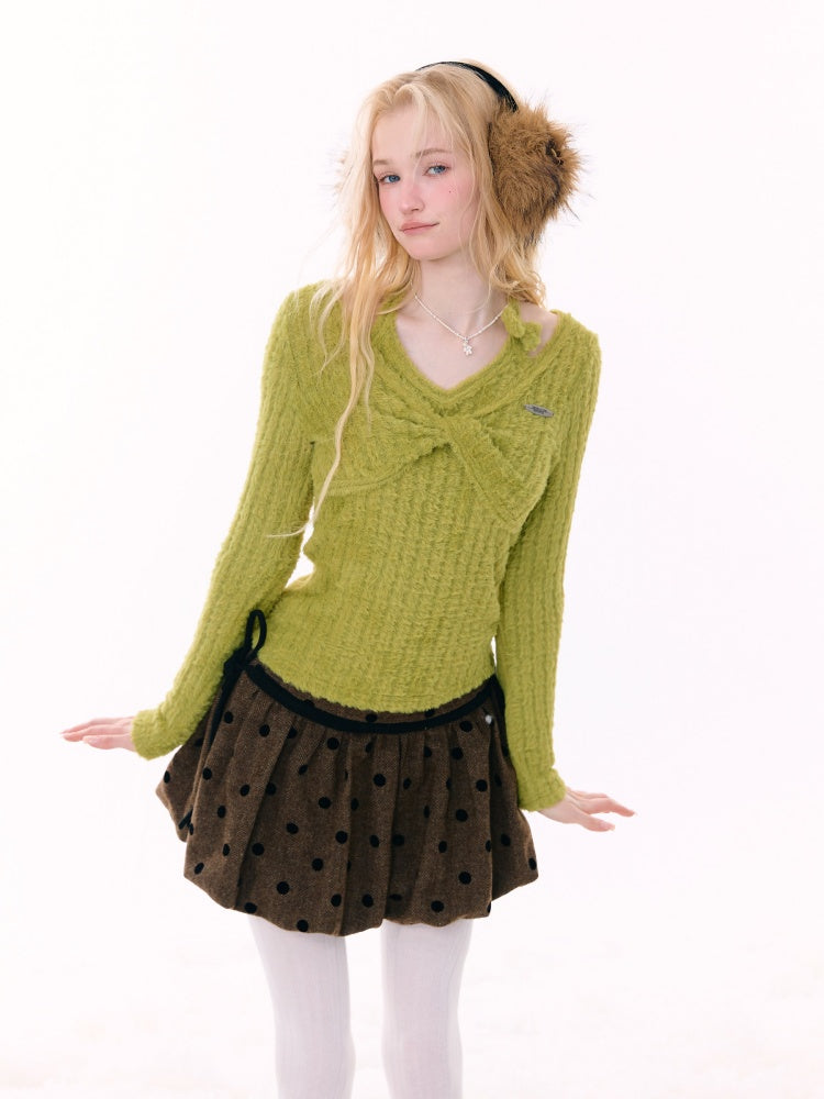 Slim Top Halter Neck Knitwear Base Shirt【s0000015270】