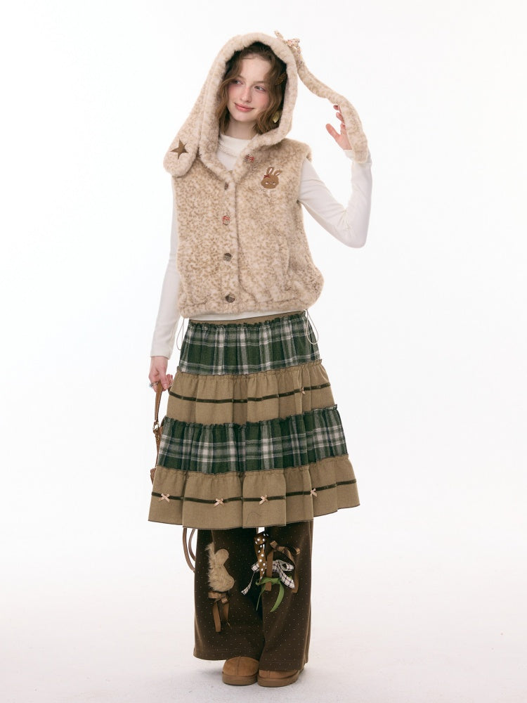 Soft Velvet Rabbit  Bow High-Waisted Slim Polka Dot Casual Trousers【s0000015290】