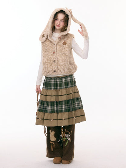Soft Velvet Rabbit  Bow High-Waisted Slim Polka Dot Casual Trousers【s0000015290】