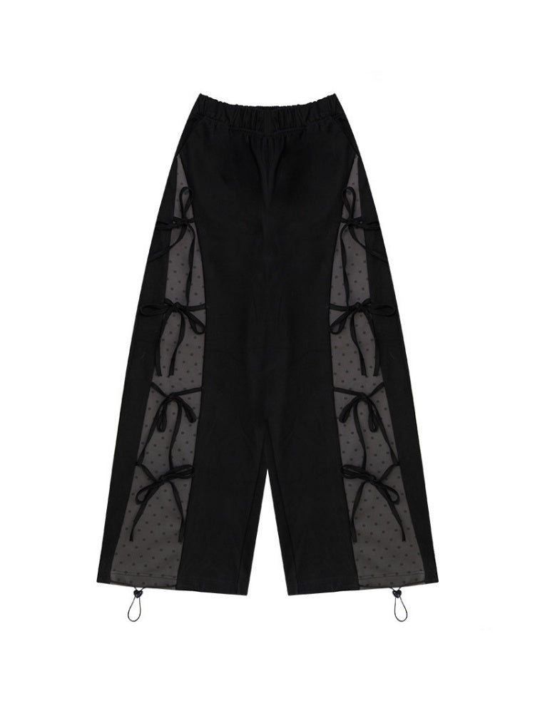 Bow Polka Dot Casual Trouser【s0000015306】