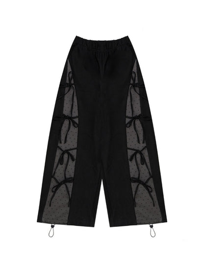 Bow Polka Dot Casual Trouser【s0000015306】
