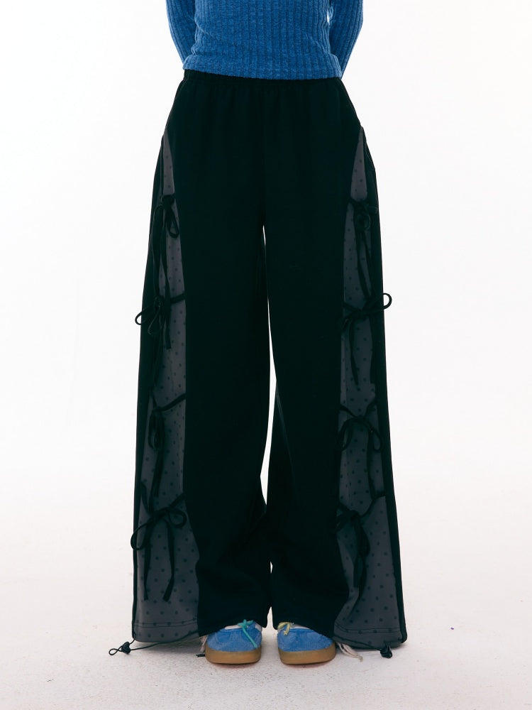 Bow Polka Dot Casual Trouser【s0000015306】