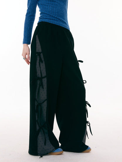 Bow Polka Dot Casual Trouser【s0000015306】