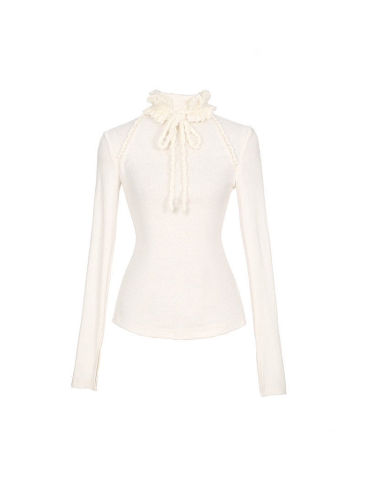 Elastic Turtle-Neck Corset With Tight Base Shirt【s0000015321】