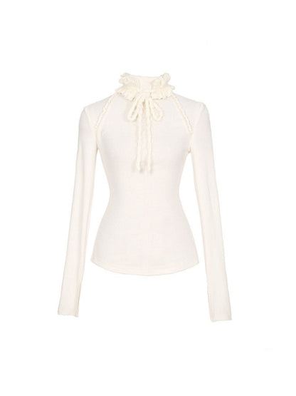 Elastic Turtle-Neck Corset With Tight Base Shirt【s0000015321】
