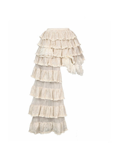 Lace Cake Irregular Multi-Layer Dress Skirt【s0000015325】