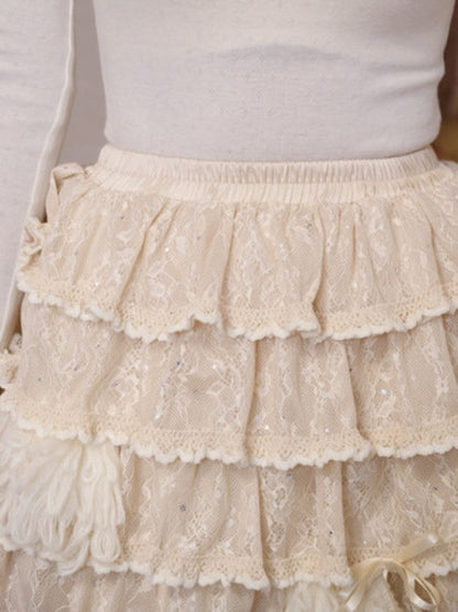 Lace Cake Irregular Multi-Layer Dress Skirt【s0000015325】