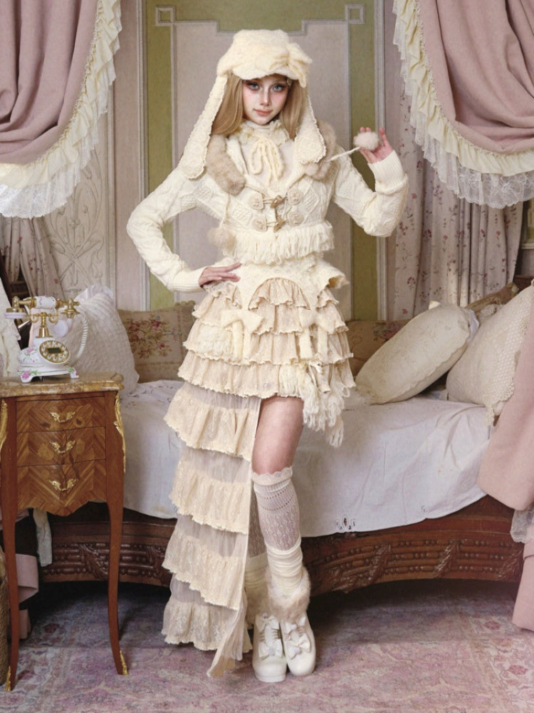 Lace Cake Irregular Multi-Layer Dress Skirt【s0000015325】
