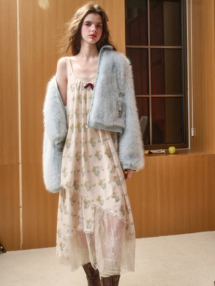 Light Skin Lace Fairy Skirt Elegant Irregular Sundress【s0000015330】