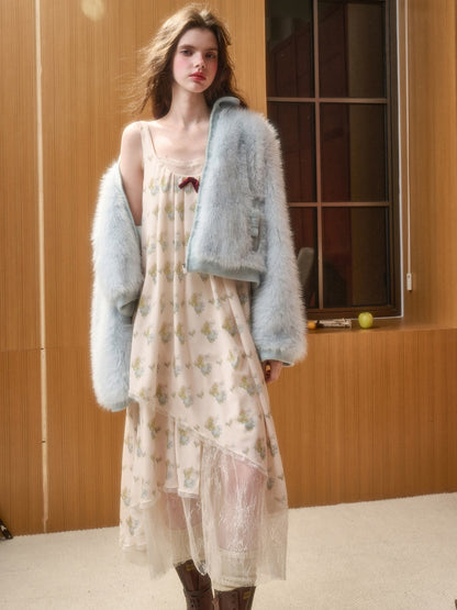 Light Skin Lace Fairy Skirt Elegant Irregular Sundress【s0000015330】