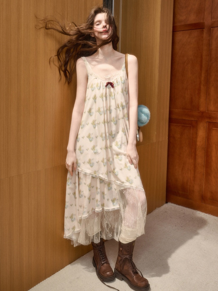Light Skin Lace Fairy Skirt Elegant Irregular Sundress【s0000015330】 – SCULTURE(エスカルチャー)