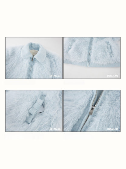 Comfortable Fluffy Doll Collar Furry Coat【s0000015331】