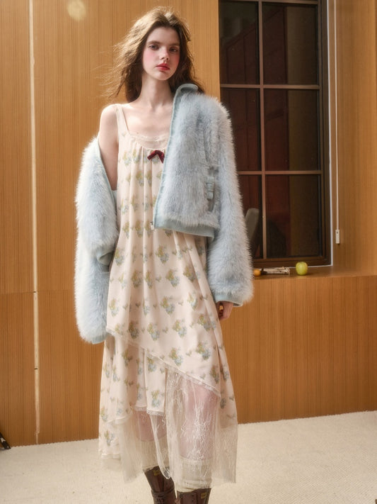 Comfortable Fluffy Doll Collar Furry Coat【s0000015331】