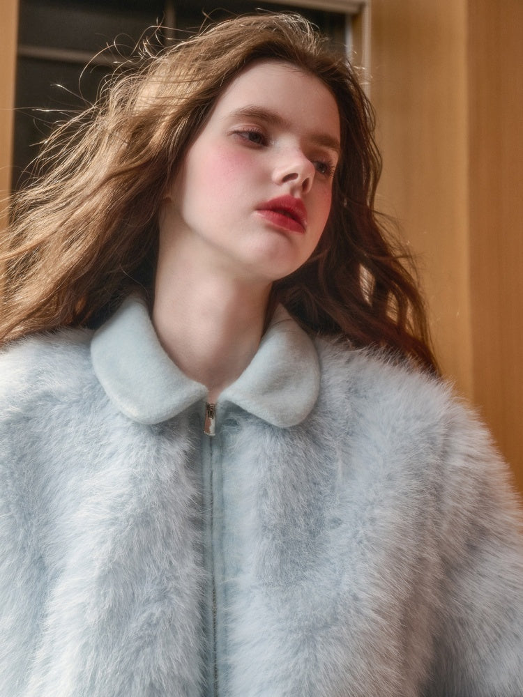 Comfortable Fluffy Doll Collar Furry Coat【s0000015331】