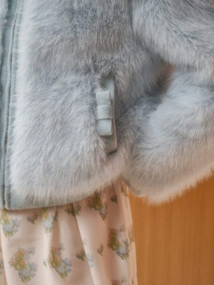 Comfortable Fluffy Doll Collar Furry Coat【s0000015331】