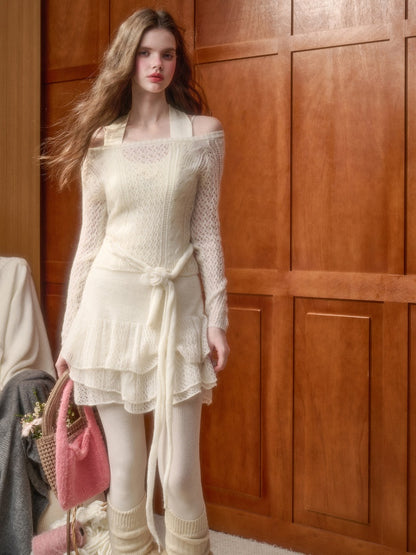 Mohair Wool Fabric French Lazy Layering Cloud Soft Suit【s0000015333】