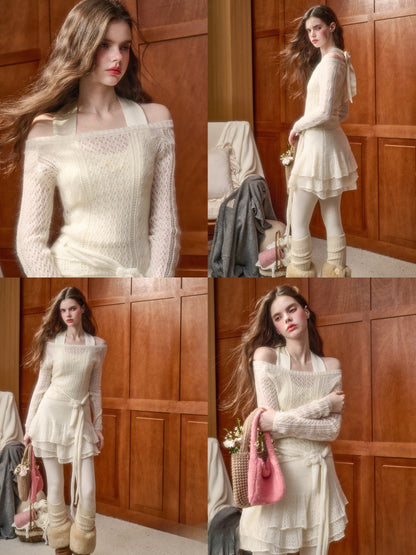 Mohair Wool Fabric French Lazy Layering Cloud Soft Suit【s0000015333】