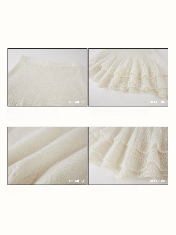 Mohair Wool Fabric French Lazy Layering Cloud Soft Suit【s0000015333】