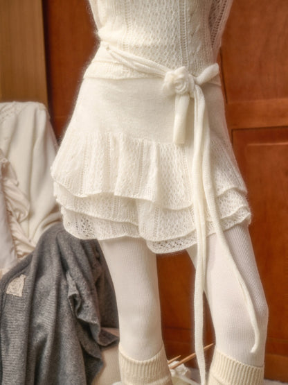 Mohair Wool Fabric French Lazy Layering Cloud Soft Suit【s0000015333】