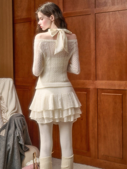 Mohair Wool Fabric French Lazy Layering Cloud Soft Suit【s0000015333】