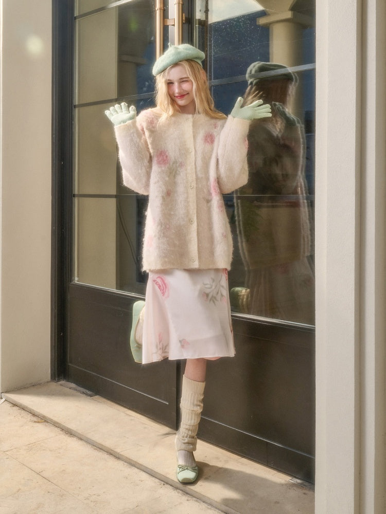 Comfortable Soft Fabric Gentle Warm Knit Merino Wool Jacket【s0000015334】