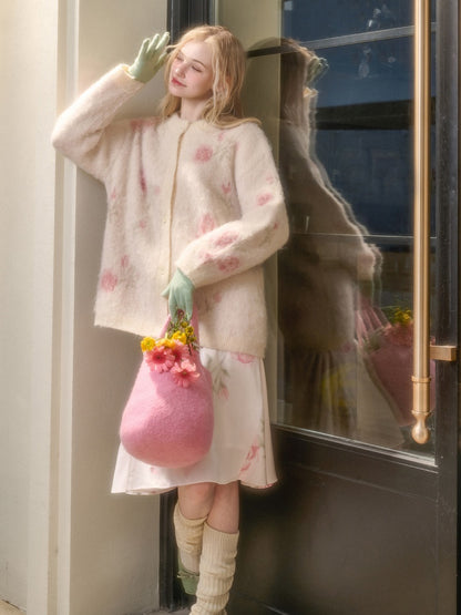 Comfortable Soft Fabric Gentle Warm Knit Merino Wool Jacket【s0000015334】