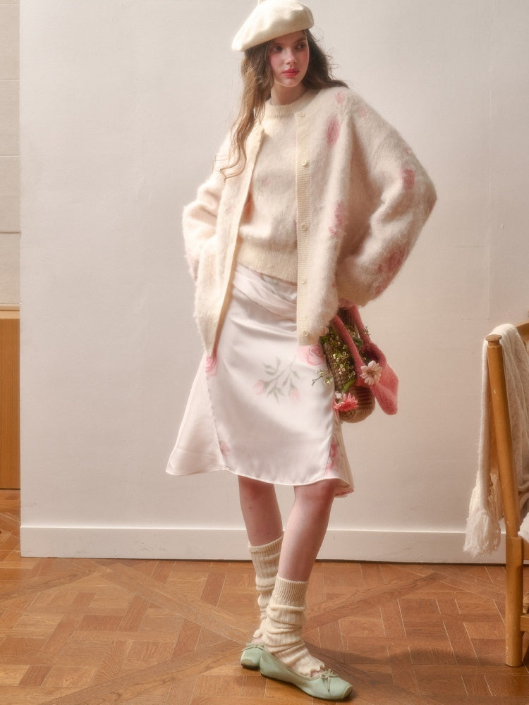 Comfortable Fabric Wool Waxy Sweater Elegant Set【s0000015335】