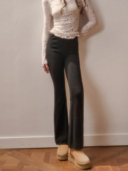 Wool Fluffy Comfortable Retro Elegant Lazy Doll Skirt Lace Dress Pants【s0000015337】