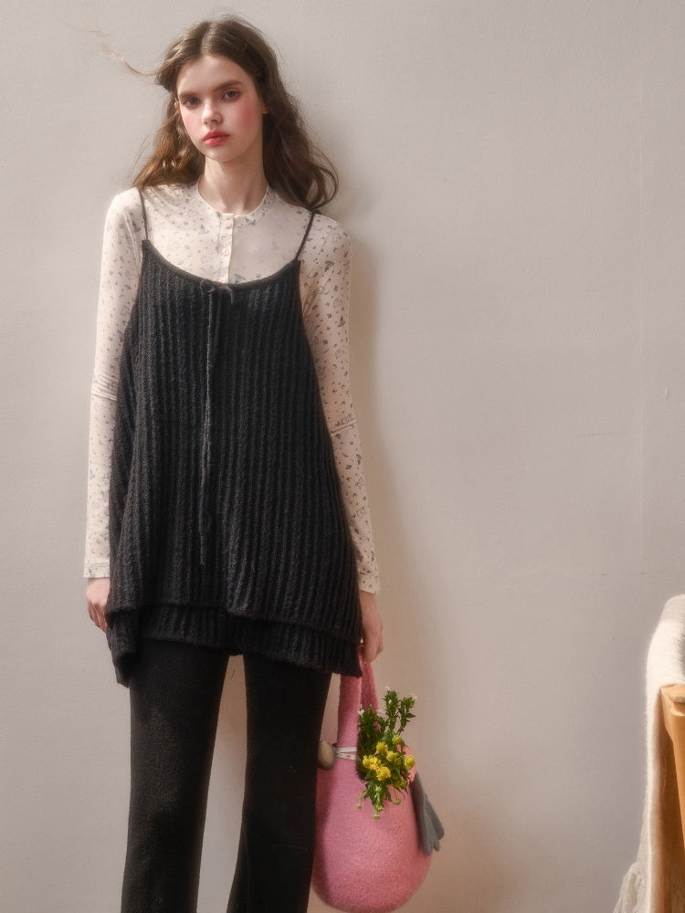 Wool Fluffy Comfortable Retro Elegant Lazy Doll Skirt Lace Dress Pants【s0000015337】