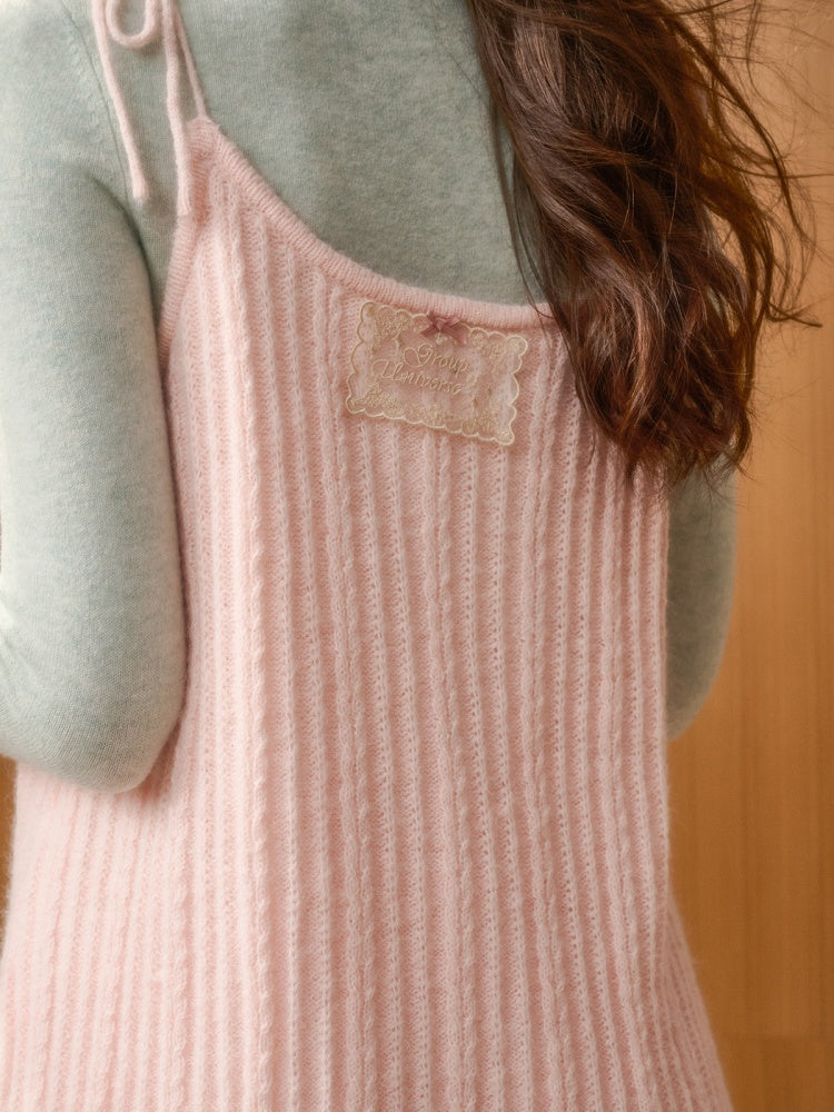 Wool Fluffy Comfortable Retro Elegant Lazy Doll Skirt Lace Dress Pants【s0000015337】