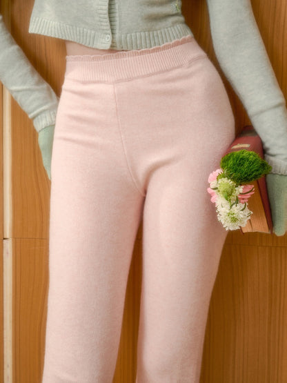 Wool Fluffy Comfortable Retro Elegant Lazy Doll Skirt Lace Dress Pants【s0000015337】