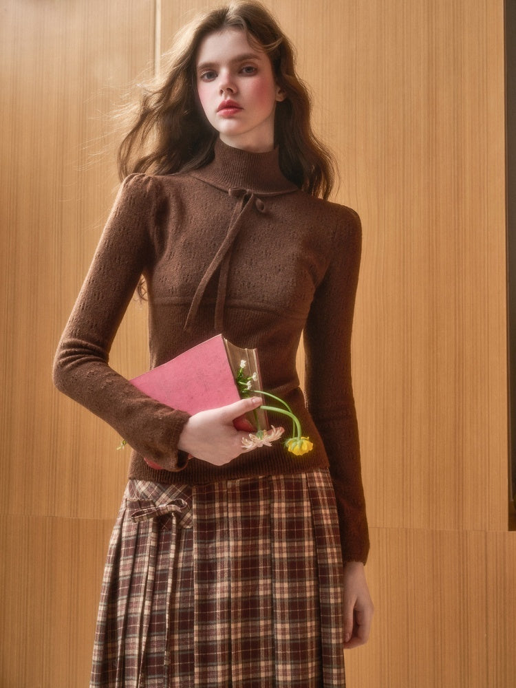 Comfortable Hollow Base Warm Wool Knit Sweater【s0000015338】