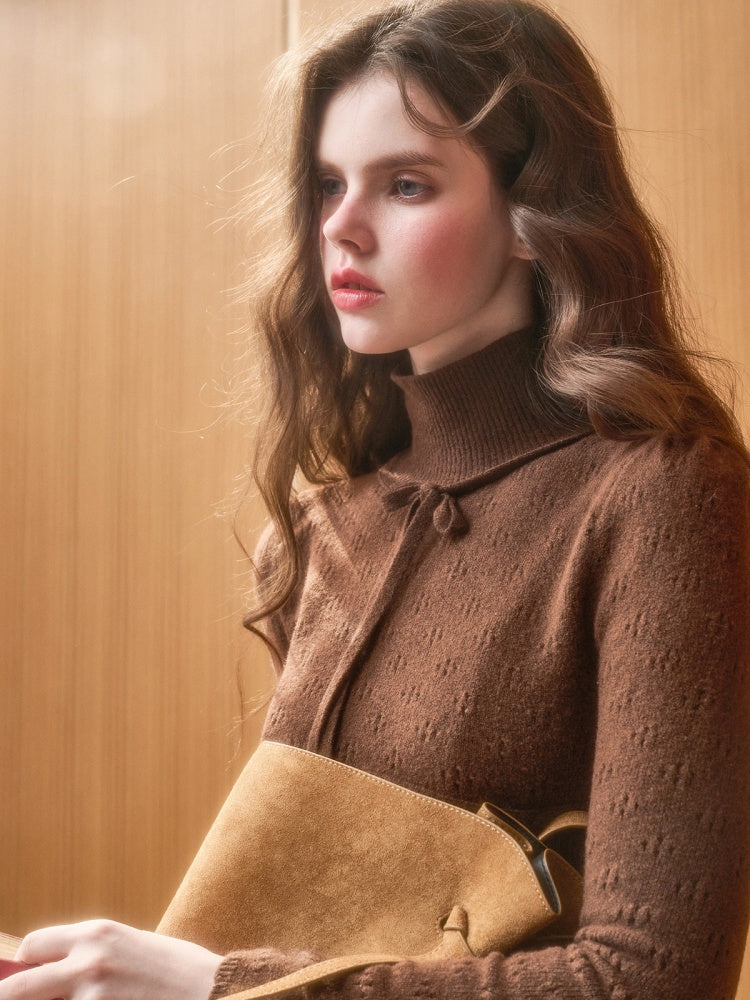 Comfortable Hollow Base Warm Wool Knit Sweater【s0000015338】
