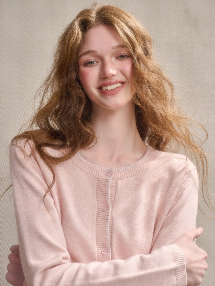 Amusement Park Happy Pony Baby Powder Embroidered Cardigan【s0000015343】