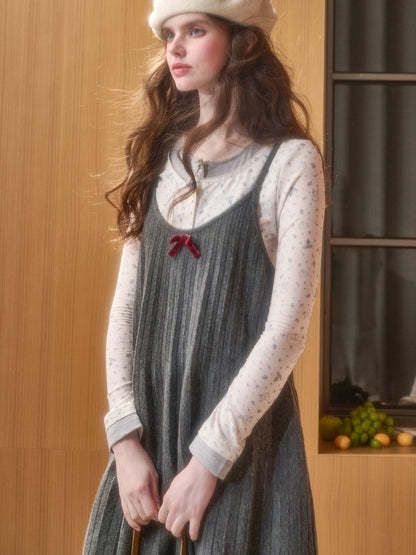 Origami Ruffle Warm Layering Retro Dress【s0000015346】