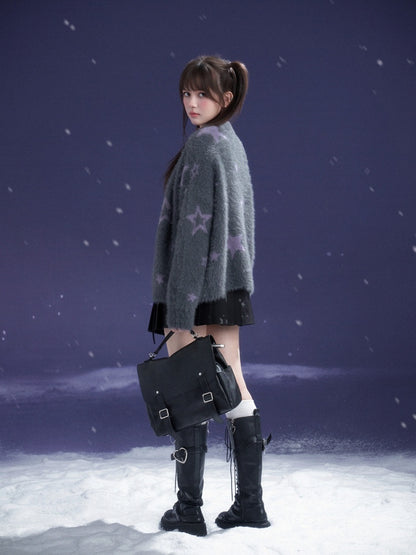 Y2K Star Metal Pendant Pleated Short Skirt【s0000015356】