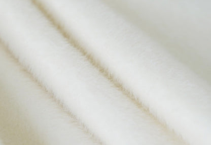 Milk Rabbit Velvet Eco-Fur Sailor Collar Heart Button Double-Breasted Jacket【s0000015359】