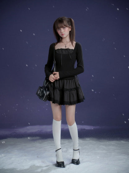 Midnight Waltz Slim Waist Dress【s0000015364】