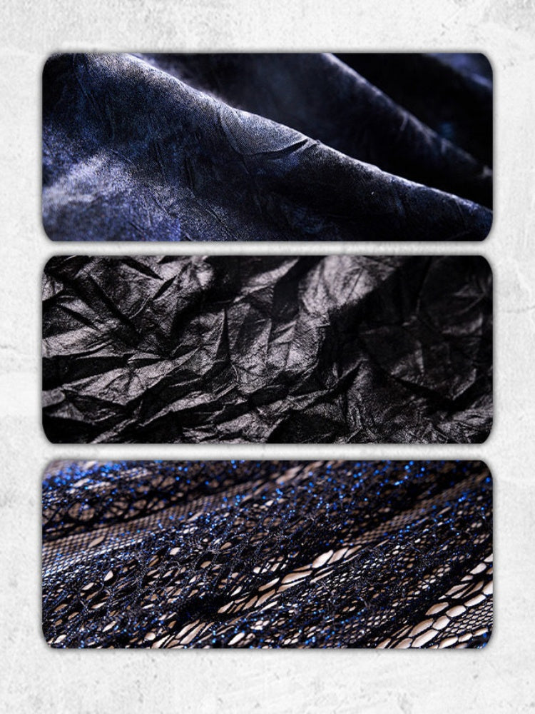 Grunge Bow Ruffled Niche Suspender Top【s0000015483】