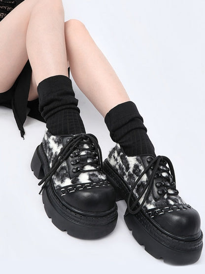 Leopard Print Versatile Platform Shoes【s0000015485】
