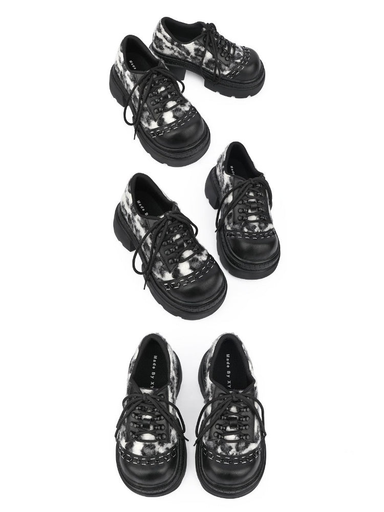 Leopard Print Versatile Platform Shoes【s0000015485】