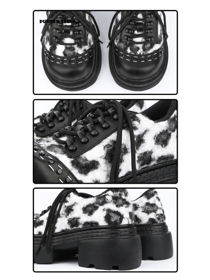 Leopard Print Versatile Platform Shoes【s0000015485】
