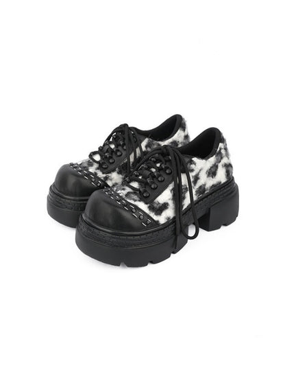 Leopard Print Versatile Platform Shoes【s0000015485】