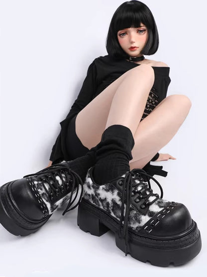 Leopard Print Versatile Platform Shoes【s0000015485】