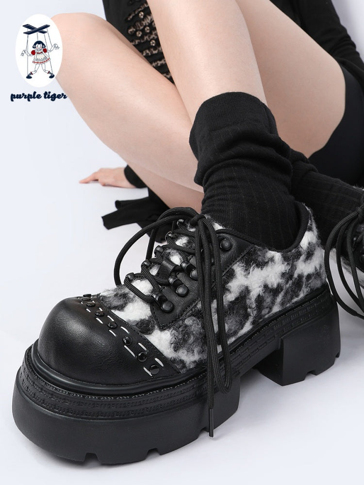 Leopard Print Versatile Platform Shoes【s0000015485】