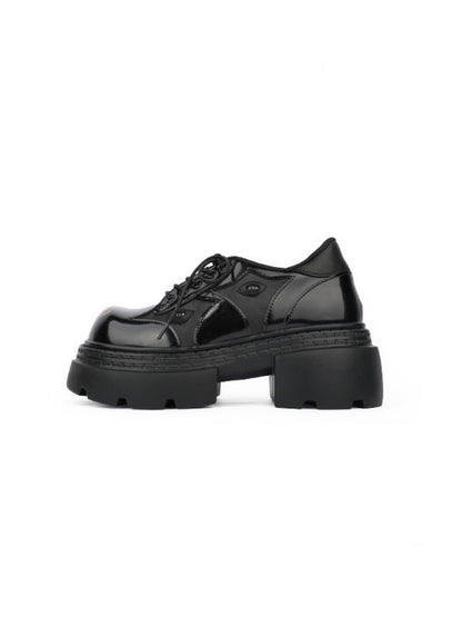 Gothic Stitch Heightened Platform Derby Shoes【s0000015487】